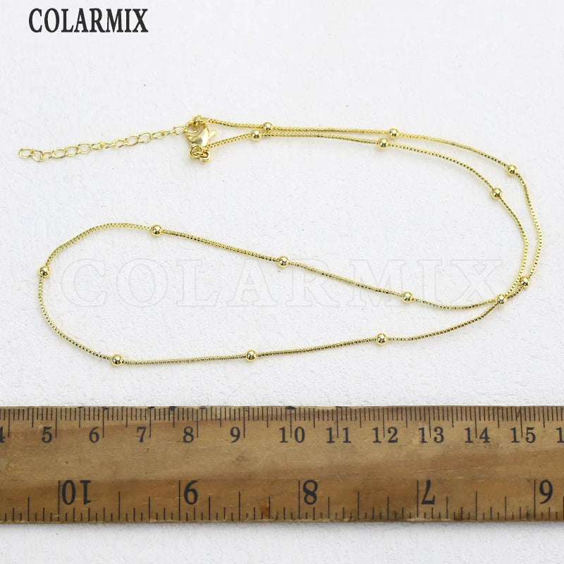 20 Pcs Wholesale Gold Plated  Jewelry chains Necklace