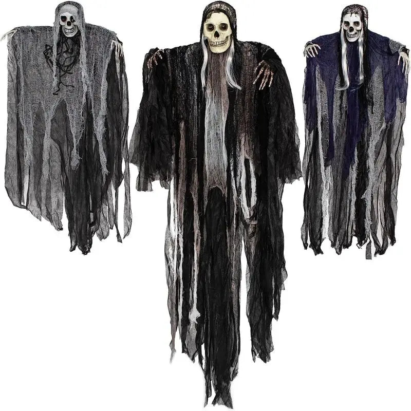Hanging Halloween SkeletonGhosts Decorations Grim Reapers