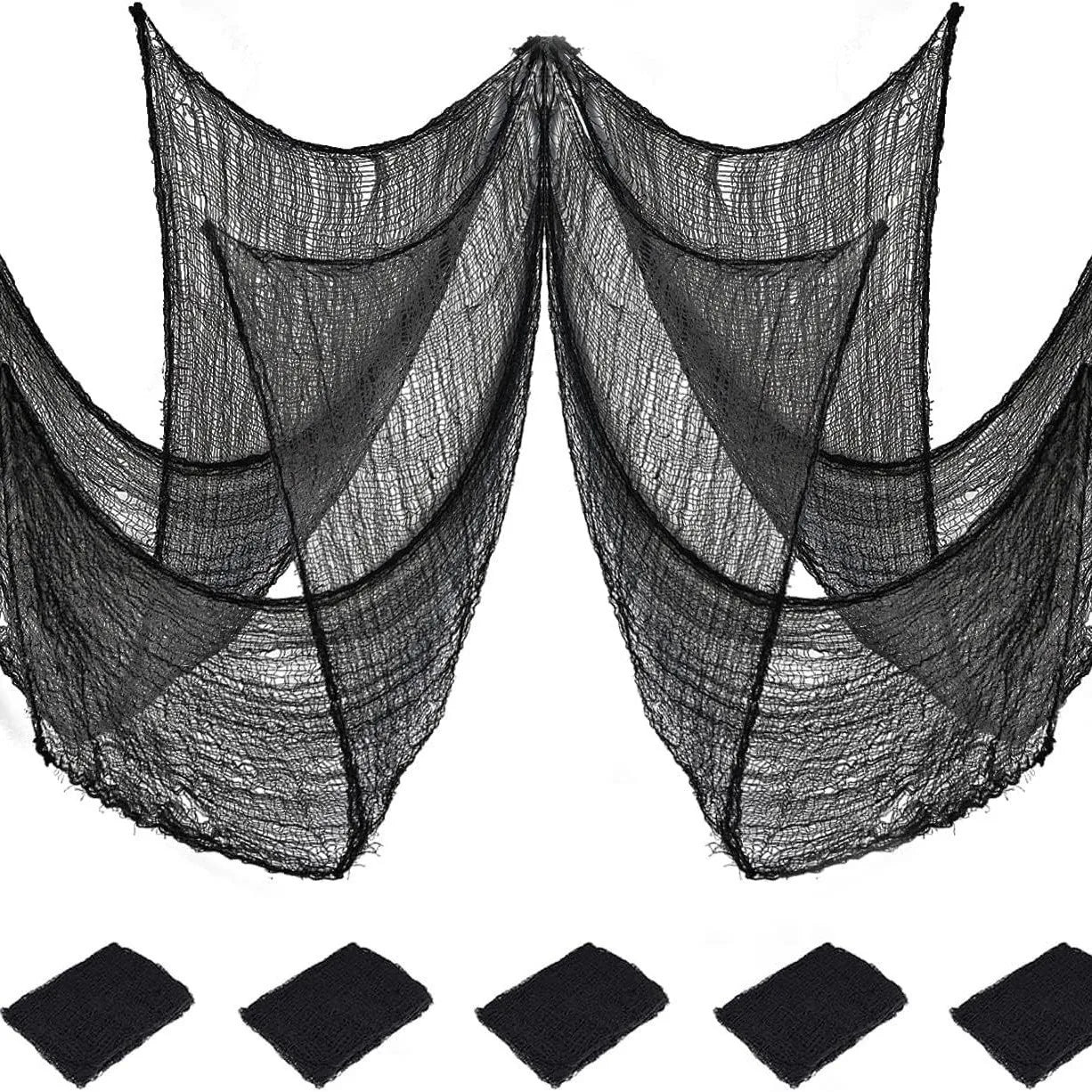 Horror Bloodstained Indoor Spooky Black Spider Web