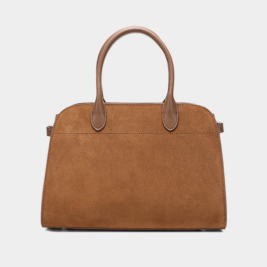 Hifashion Suede Genuine Leather Tote For Women