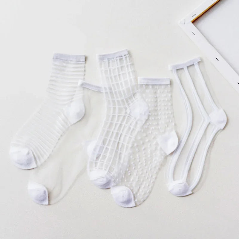 5 pairs Womens Fashion Ankle Socks