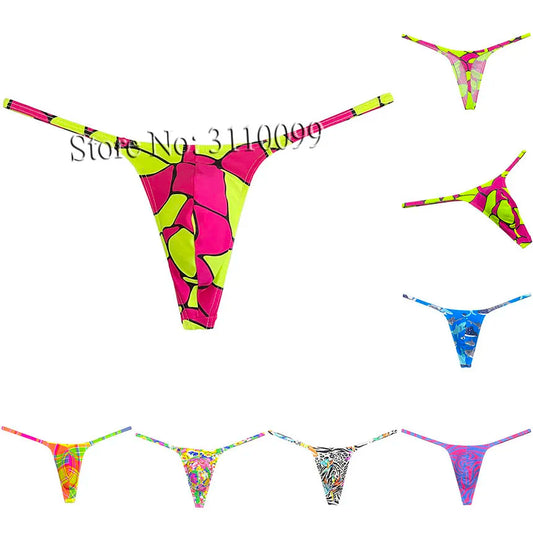 Men‘s Thong Micro Bikini Swim  Pouch G-string