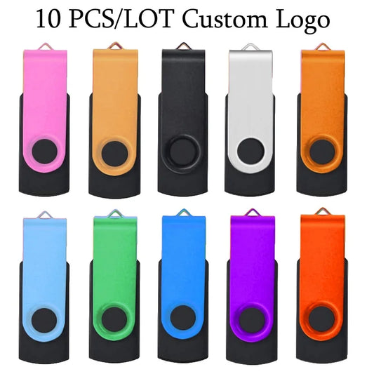 10pcs Flash Drive Flash Memory Card Memory Stick
