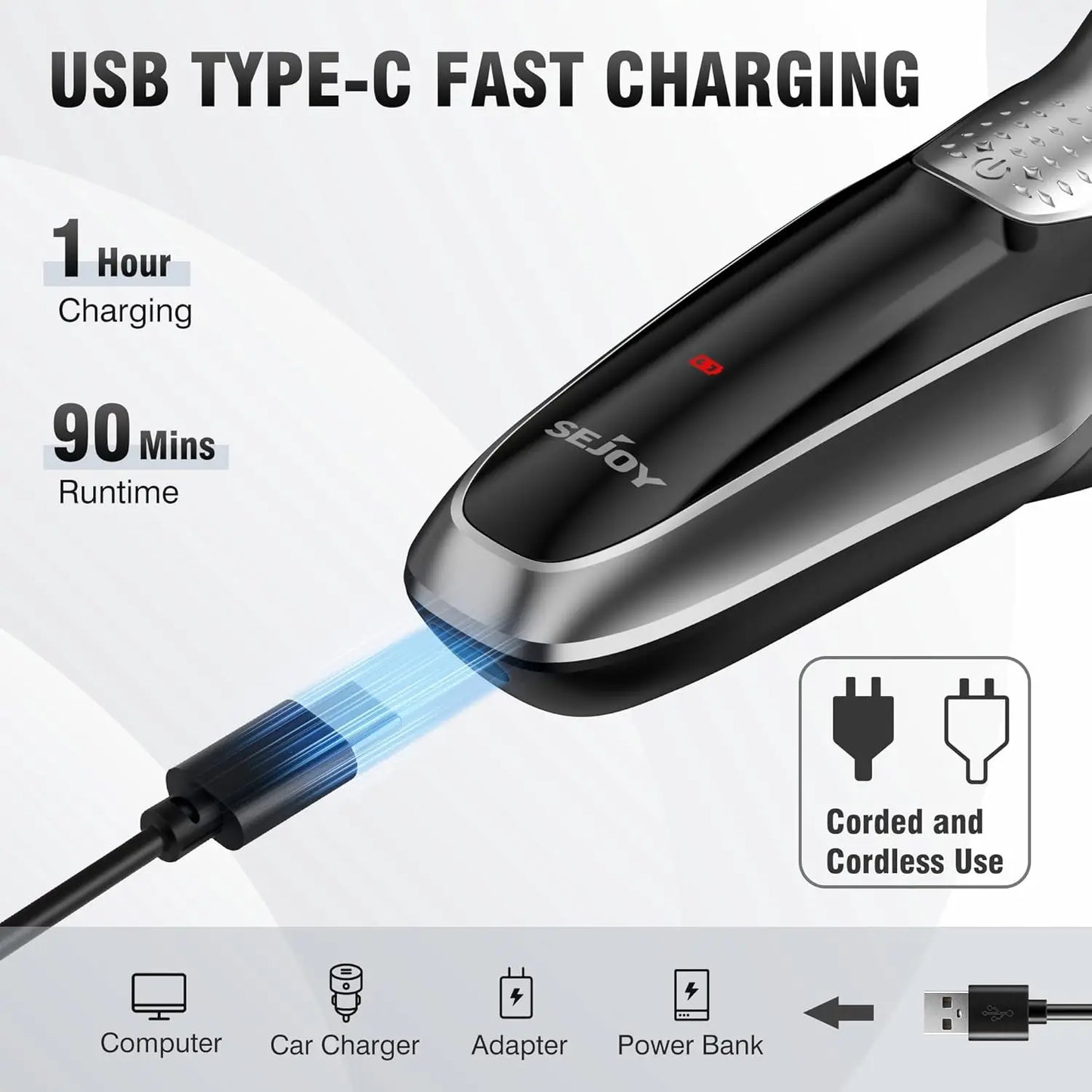 Electric Shavers for Men Cordless Razor