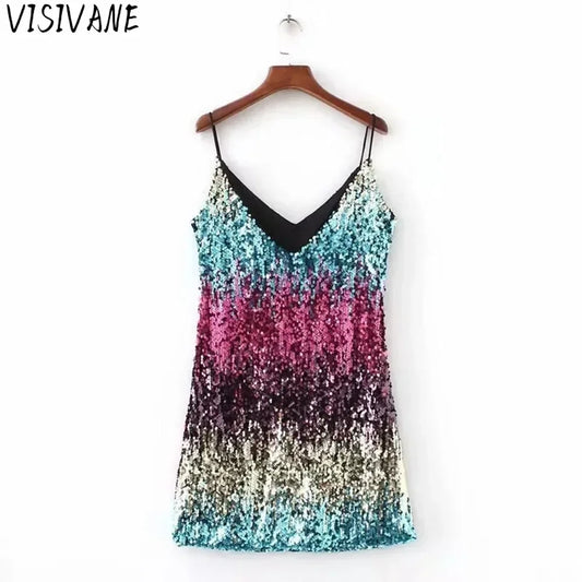 Mini Sexy Vintage Elegant Dress for Women