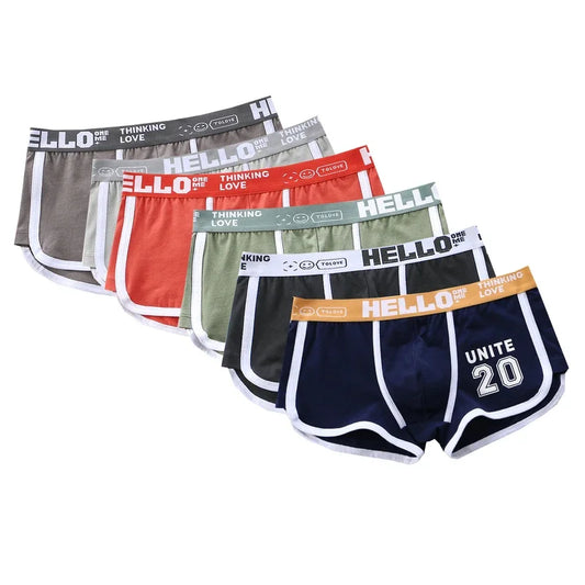 6pcs Mens Large Size Boxershorts Comfortable Underwear