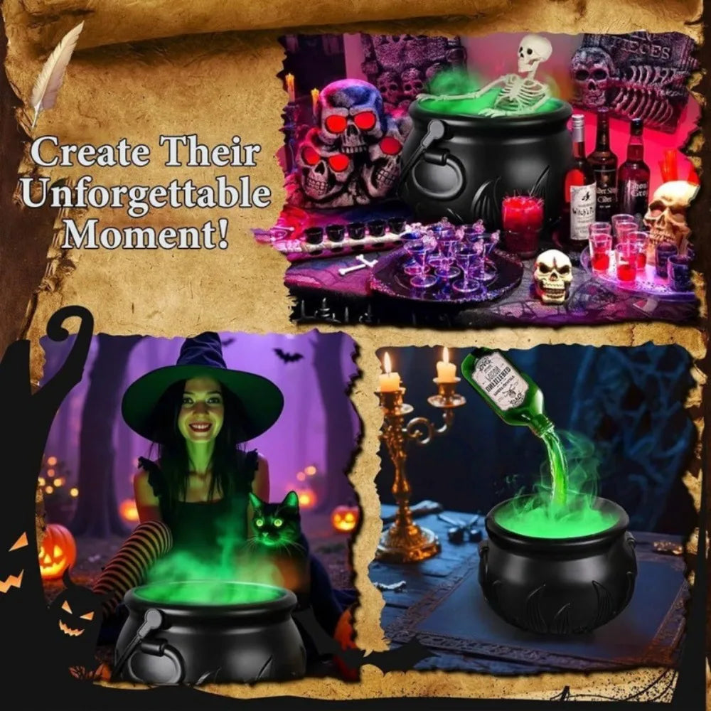 Home Decor Witch Cauldron Fog Machine