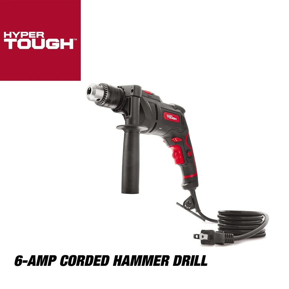 Corded Hammer Drill Keyed Chuck Variable Speed