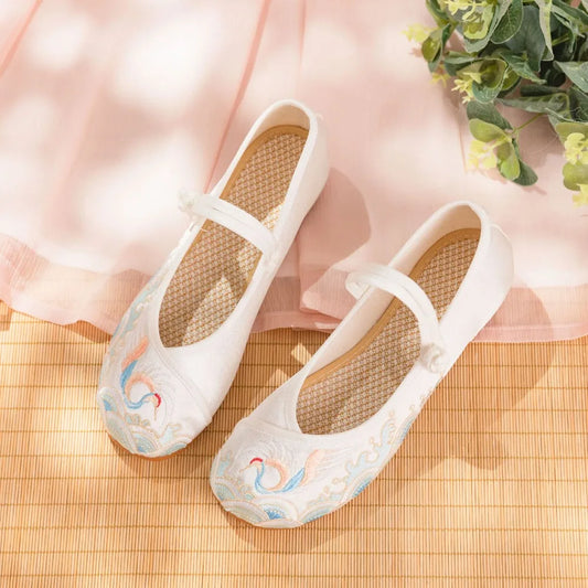 Women Casual Zapatos Vintage Cloth Single Shoes