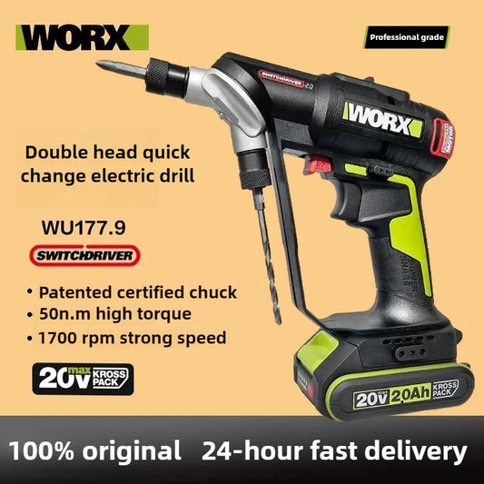 Worx 1/4 Inch Electric Impact Drill  Double Headed