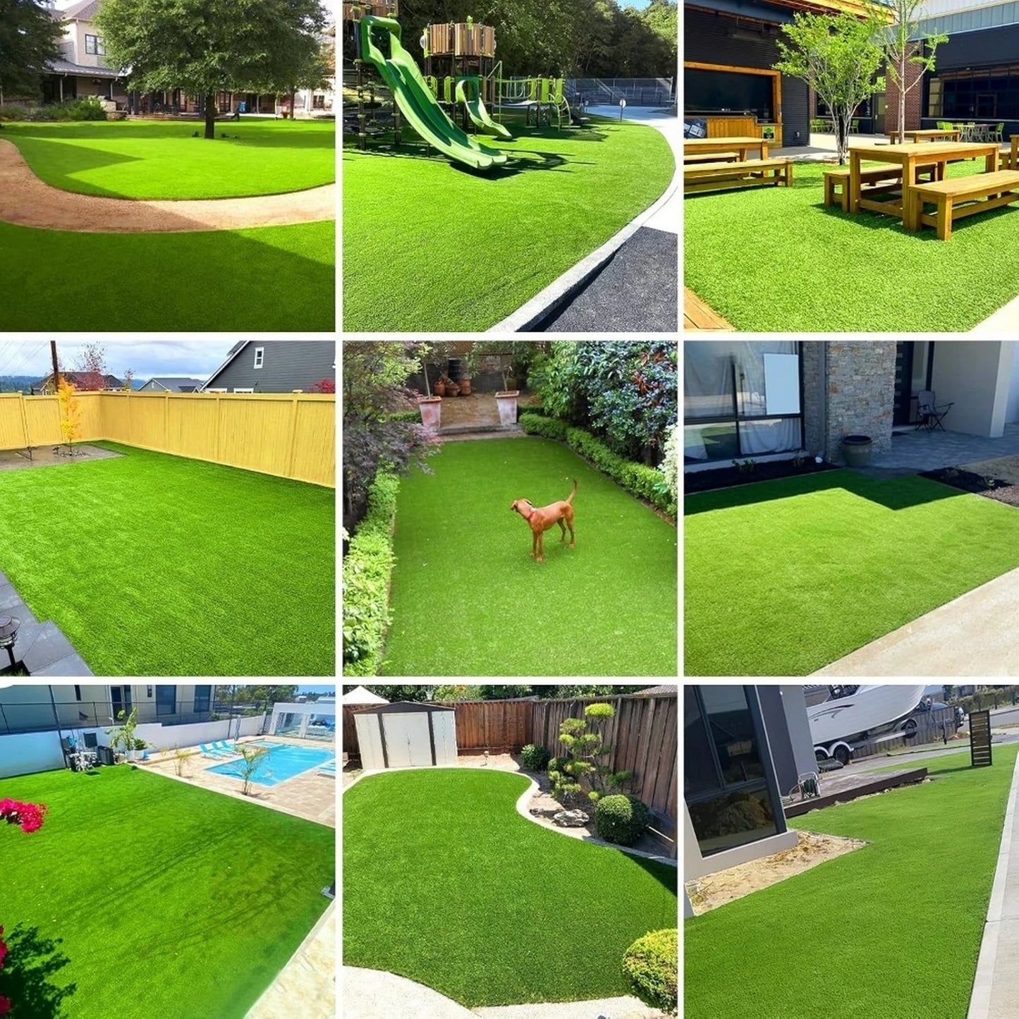 3ft x 10ft Quality Artificial Turf Drainage Holes