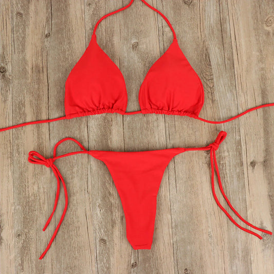 Sexy Women Bikini Lingerie Set T--back Thong