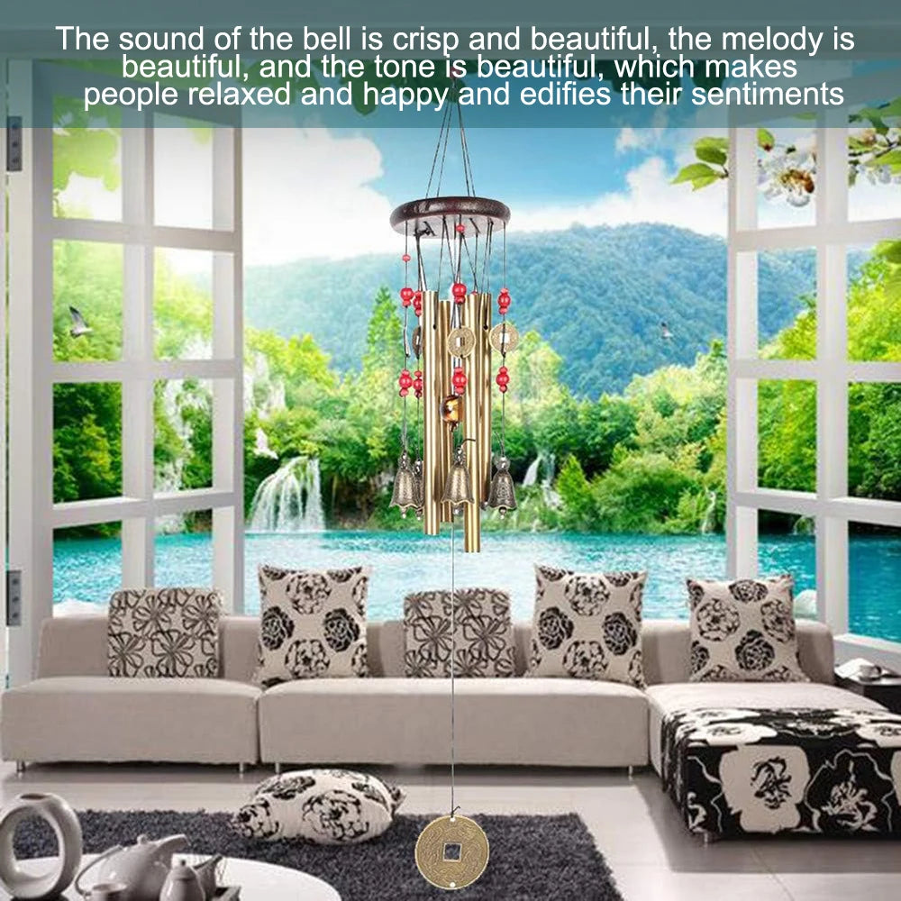 Metal Wind Chime Bells Outdoor Garden Home