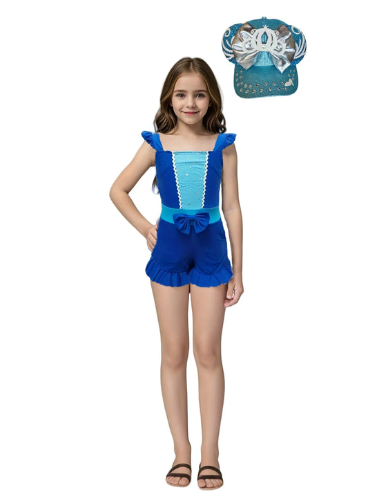 2pcs Girl Princess Jumper and Hats Holiday