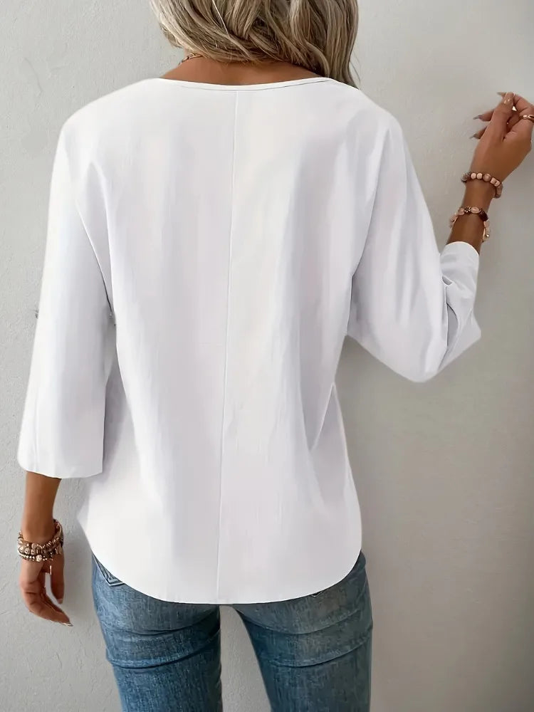 Plus Size Womens Fashion Breathable Crew Neck