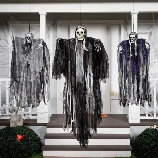 Hanging Halloween SkeletonGhosts Decorations Grim Reapers