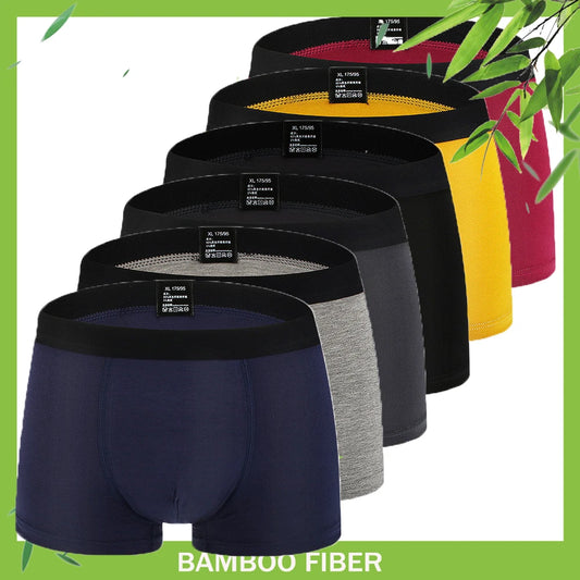 6pc Sexy  Boxer Men Breathable Underwear