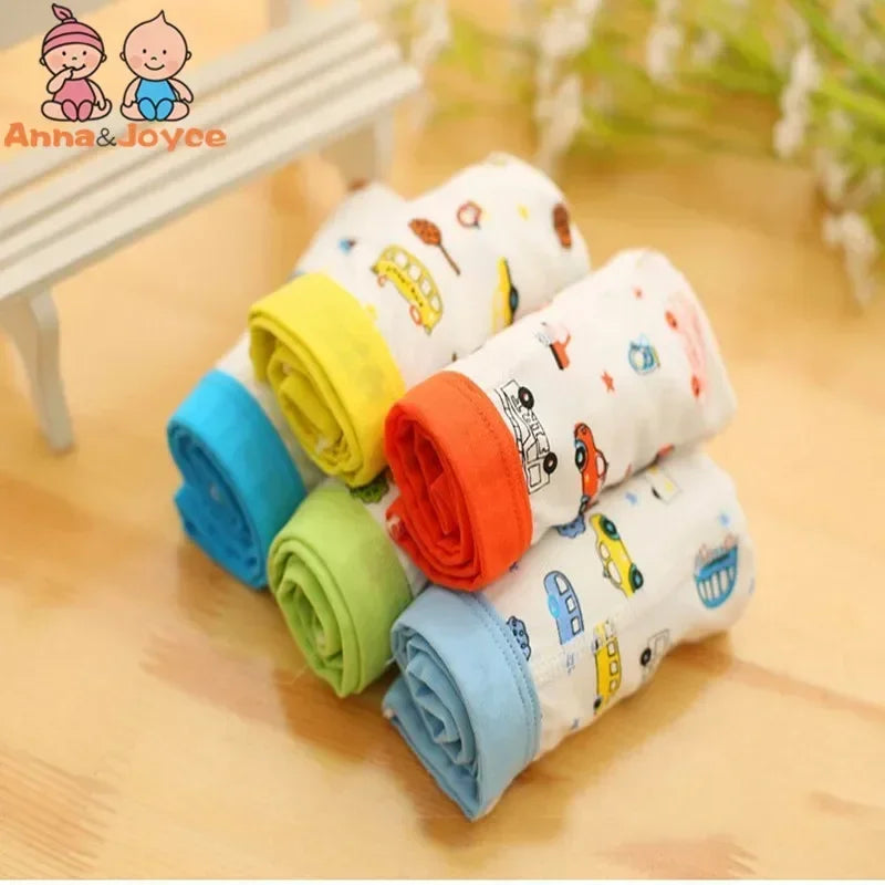 10pc  Cartoon Colorful Boys Underwear Cotton Boxer