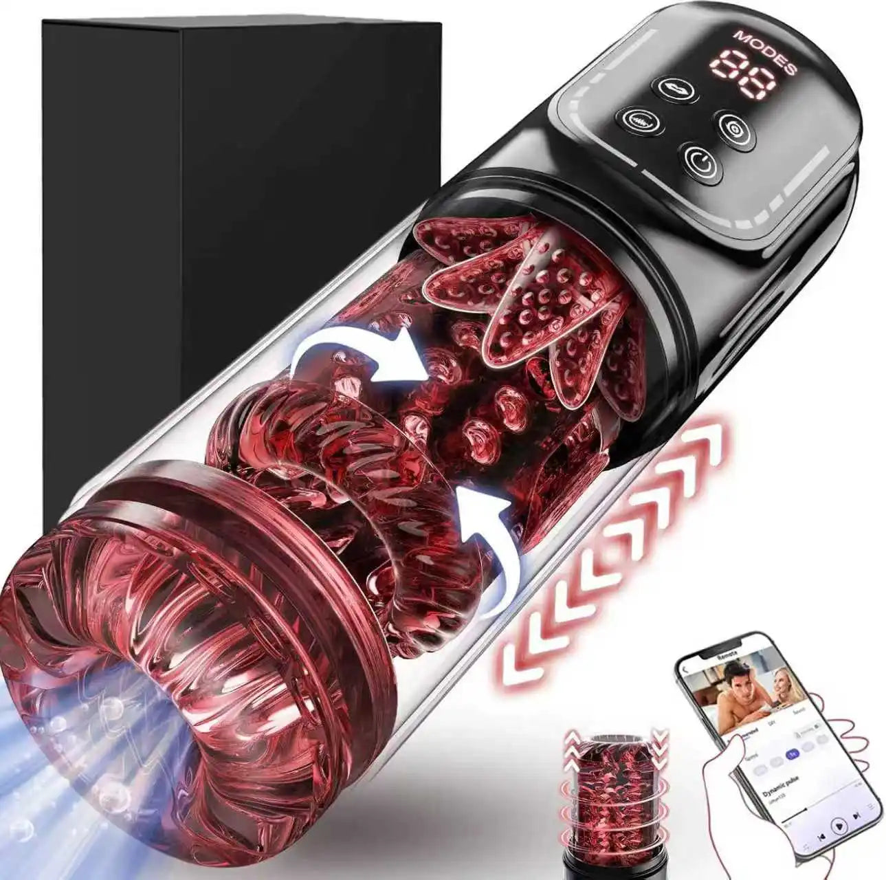 Automatic Male Masturbator Rotating Licking Thusting Modes