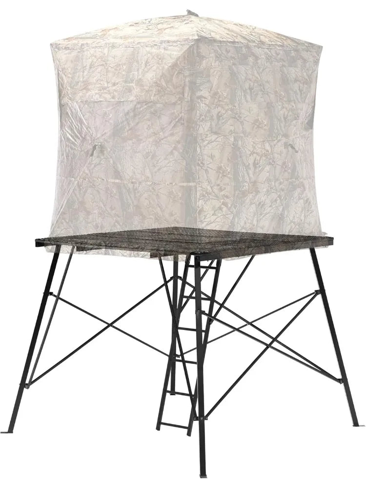 Ground Blind Platform - Durable Powder-Coated Steel Hunting