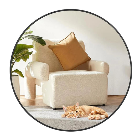Aluminum Alloy Mirror 20mm Frame Environmentally Friendly
