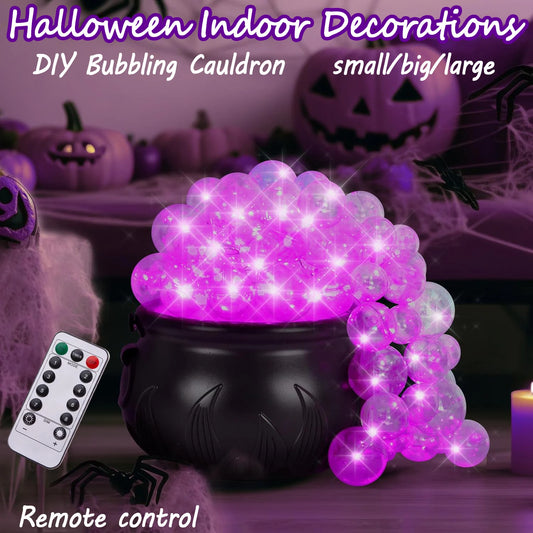Halloween Decorations Indoor Bubbling Cauldron Set