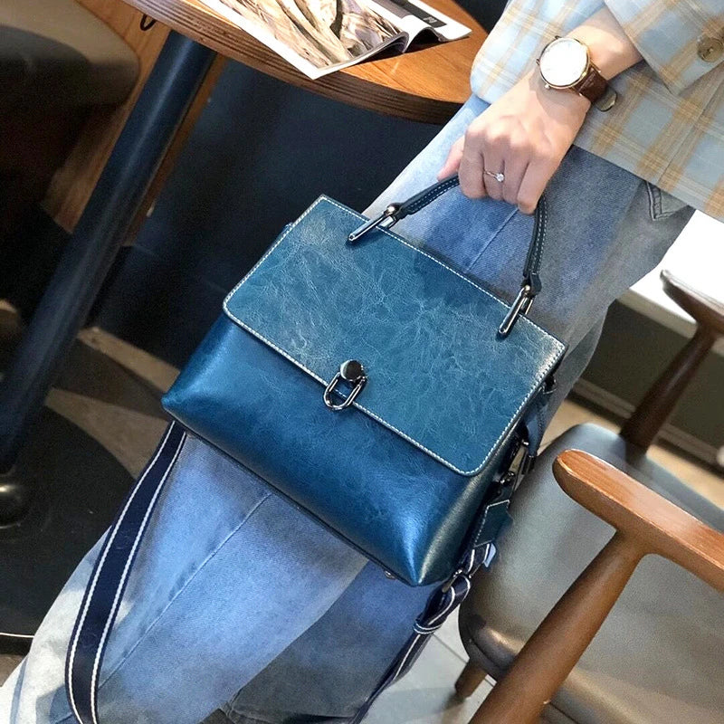 Genuine Leather Tote Handbags For Women