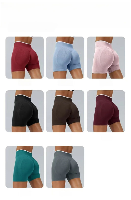 Elastic Ignite Sculpt Scruch Shorts Yoga Leggings