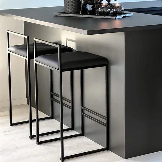 Modern Simple Bar Chair Nordic Designer Minimalist