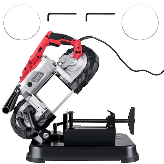 Portable BandSaw 5Inch Cutting Capacity Cordless Variable Speed