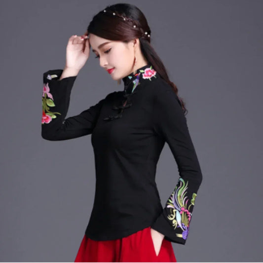 Streetwear Fashion Casual Women Vintage Top