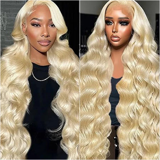 Blonde Body Wave Lace Front Wig Human Hair