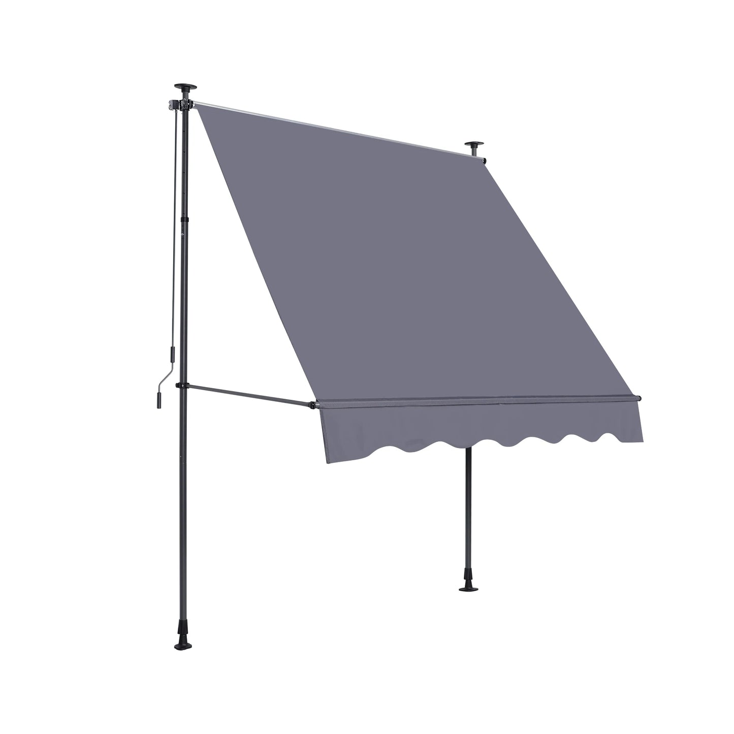 Manual Retractable Awning Outdoor Sun Shade Cover