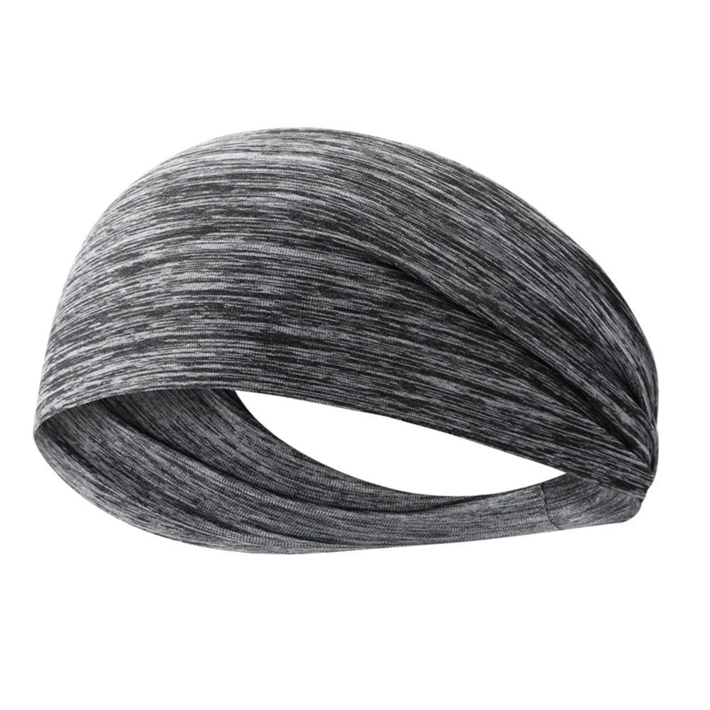 Sweat Absorption Headdress Anti-slip Workout Headband Breathable