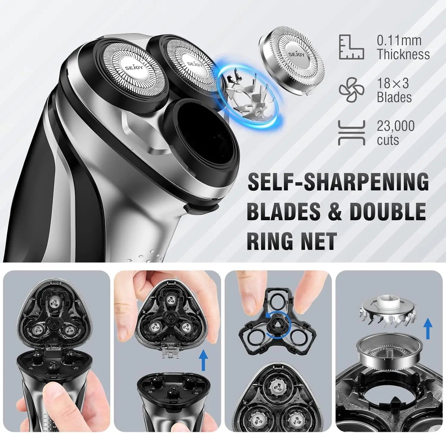 Electric Shavers for Men Cordless Razor