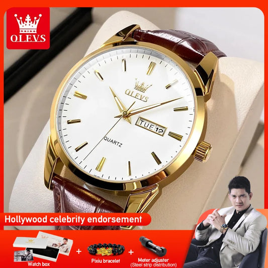 OLEVS 6898 Mens Watch Original Fashion Quartz