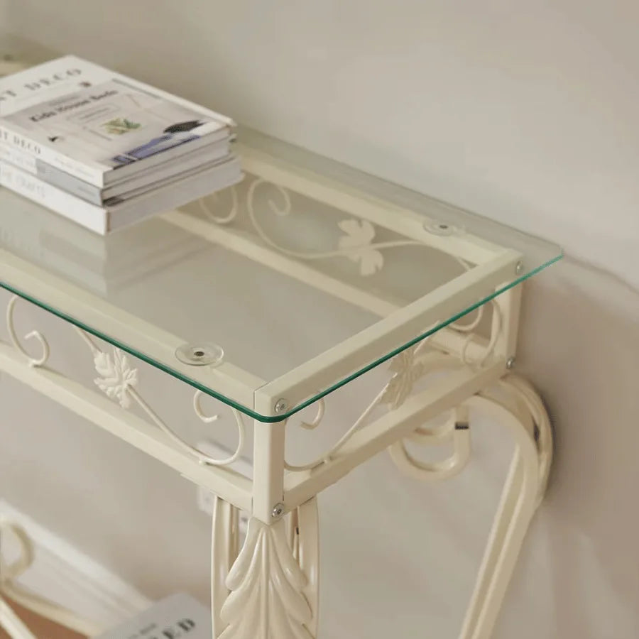 Tempered Glass Console Entrance Table