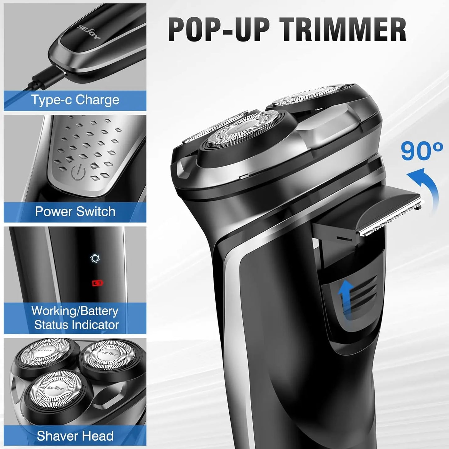 Electric Shavers for Men Cordless Razor