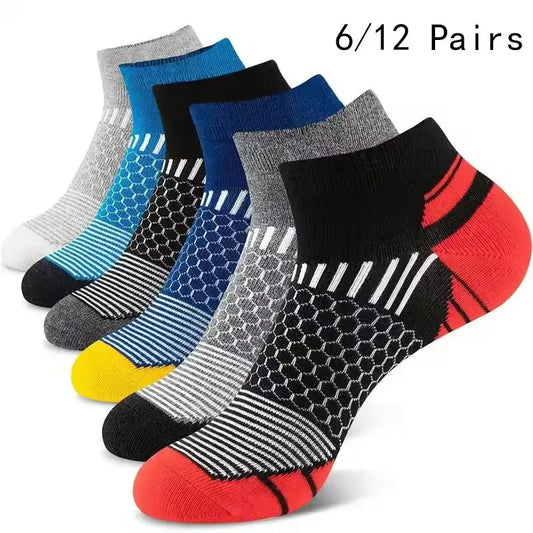 6 Pairs Men's Low Tub Socks