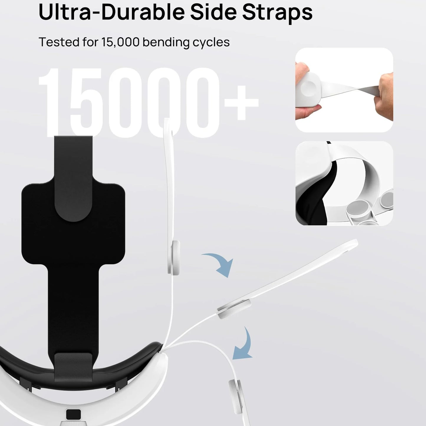 TRANSNOVO Head Strap Compatible with Meta Quest