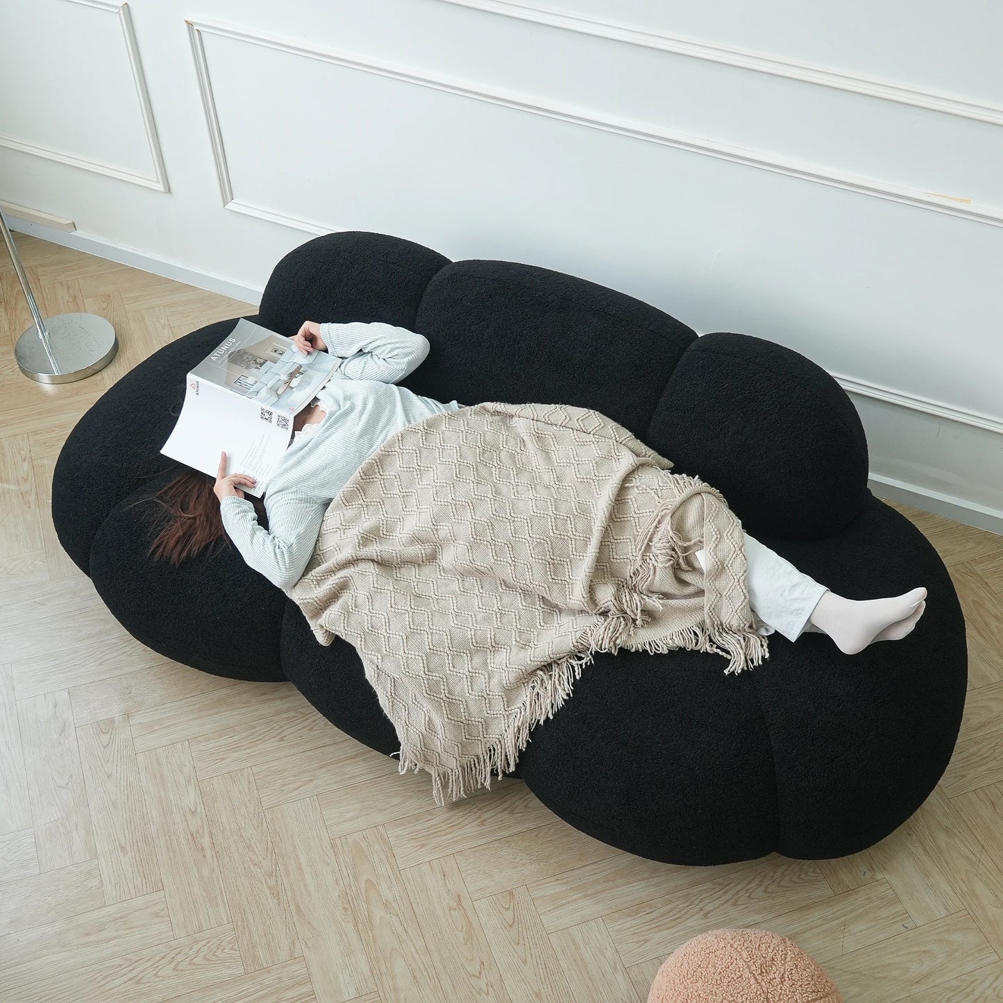 Sdorens Modern Cloud Shaped Couches Comfy Upholstered