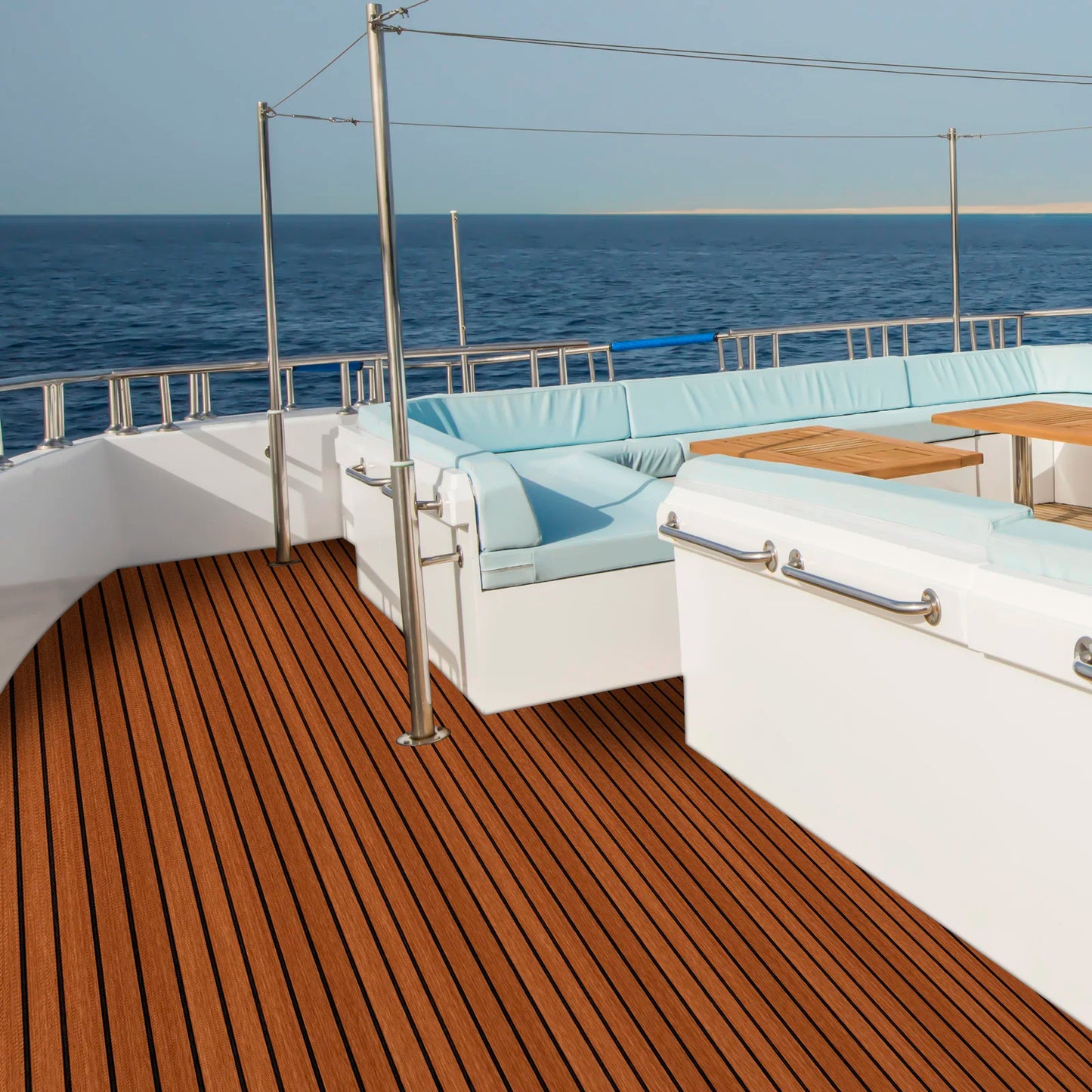 EVA Foam Decking Sheet Faux Teak Marine Mat