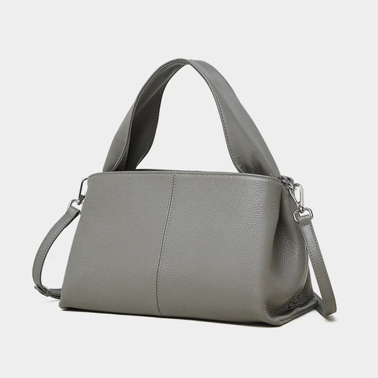 Hifashion Cowhide Genuine Leather Tote Handbags Women