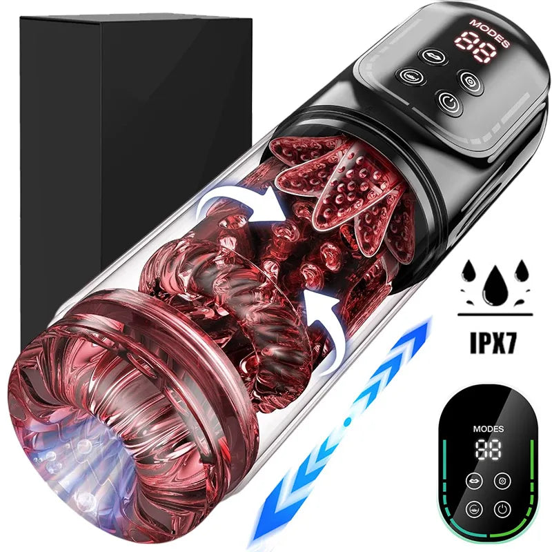 Automatic Male Masturbator Rotating Licking Thusting Modes