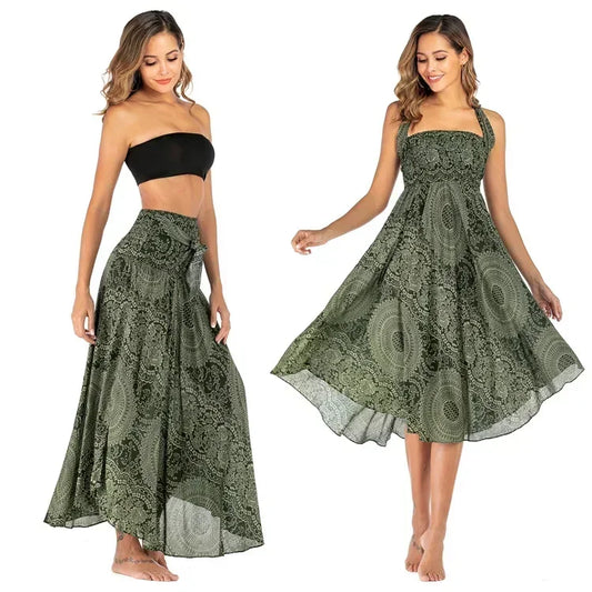 Sexy Long Boho Bottom Vintage Casual Skirt