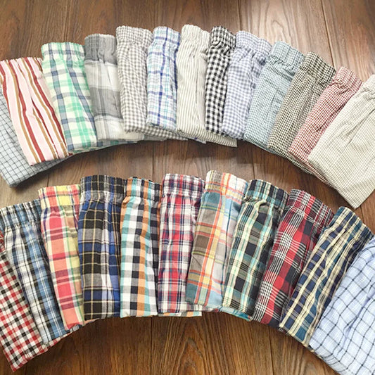 10PCS Cotton Men's Underwear Boxers Large Size