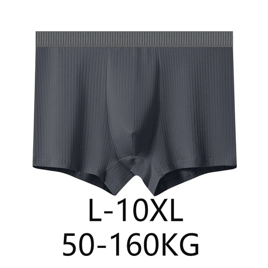 3pcs Chubby Man Loose Boxers Underwear Oversized