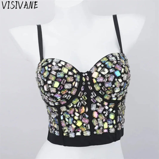 Fashion Tank Sling Stage Dance Corset Elegant