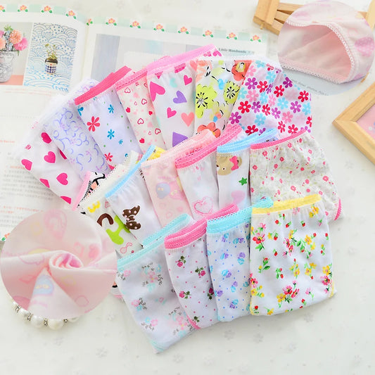 20PC Girls Underwear CartoonCotton  Briefs