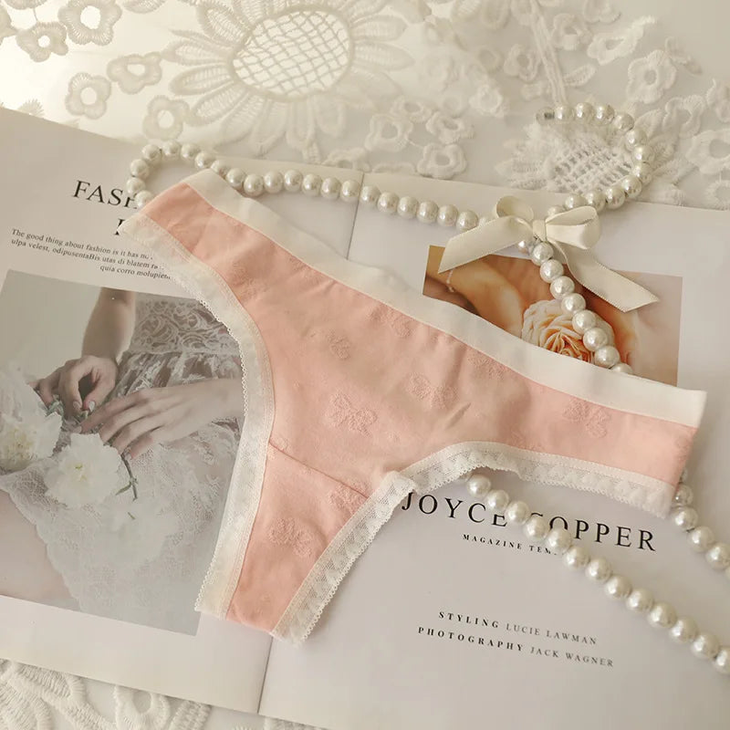 5 Pcs Young Teen Girl Low Waist Breathable Panties